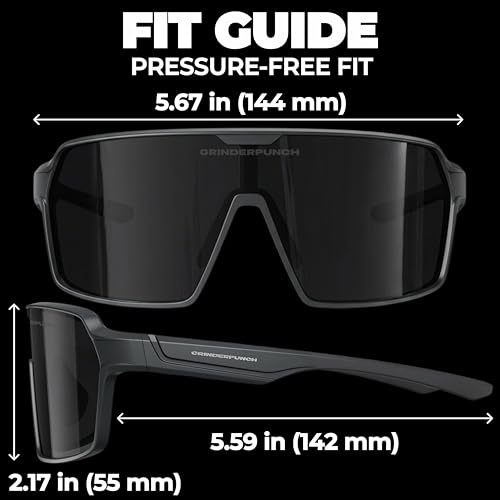 grinderPUNCH Polarized Sports Sunglasses Cycling Baseball Running Ski Softball Fishing Pickleball Glasses Men Women by grinderPUNCH - Image 5