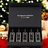SocialSkn Signature Collection Luxury Unisex Perfume Gift Set (5x20ml) | Includes OUD 786, Arabian Nights, 540 Elixir, Aqua Swim & Smokin' Cherry | Travel Size