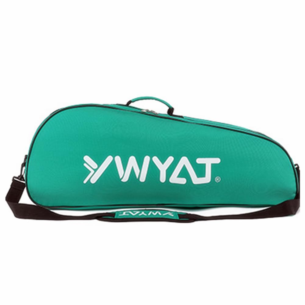 Sac de Badminton Tennis,Sac pour Raquette de Tennis,Sac de Badminton pour 3 Raquettes de Badminton,Toile,Imperméable à l'eau,Bandoulière Réglable et Détachable