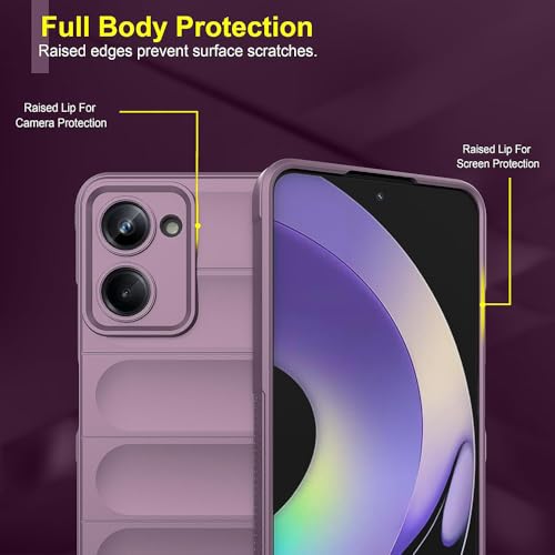 Image of Back Cover for Vivo T3 Lite 5G | Full Camera Protection | Liquid Silicon Case | Flexible Bumper Case for Vivo T3 Lite 5G / Y18 4G / Y18e 4G / Y28s 5G / Y28e 5G / Y03 4G / Z9 Lite 5G (Purple)