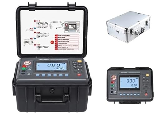 CNYST High Voltage Insulation Resistance Tester 10 kv Insulation Meter Tester with Maximum Output Voltage 10KV Resistance Limit Range 35TΩ Resolution 0.01MΩ Output Short-Circuit Current ≥6mA