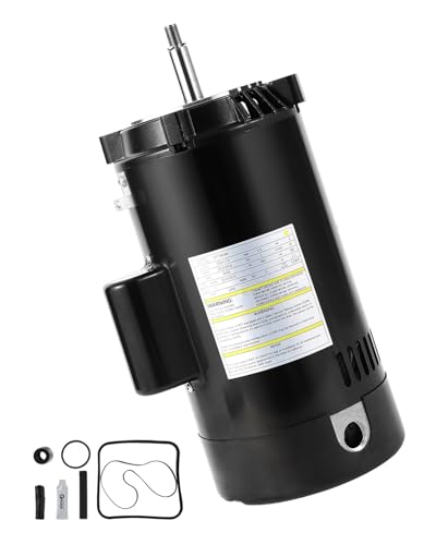 UST1202 2 HP Pool Pump Motor & Seal Kit, 3450 RPM, 48Y Frame - Compatible With Hayward/A.O. Smith/Century 56J Frame Pumps, Includes Seal Kit & O-Rings (SP2615X20)