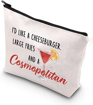 LLYYOO TV-Show-Fan Kosmetiktasche – 23,5x17cm, Segeltuch, Metallreißverschluss, Vielseitig