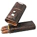 AMANCY Luxury 3 Holder Classy Black Brown Crocodile Pattern Leather Cigar Humidor Case Set with Lighter and Cutter - Great Cigar Gift Kit for men