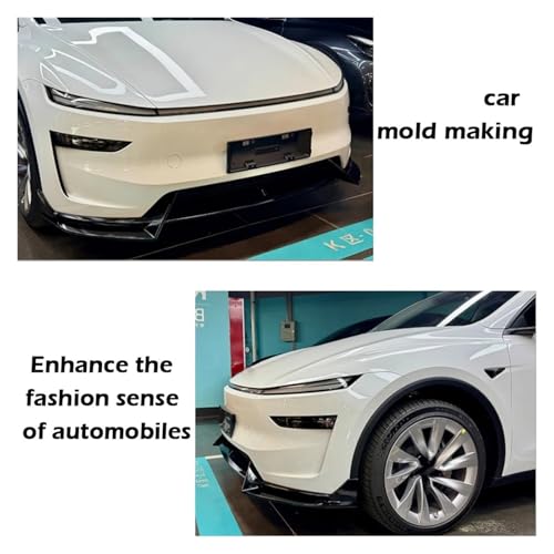 Kit de parachoques delantero para Tesla Model Y Juniper 2025: Alerón de labio 3