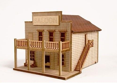Western Salong / Wooden model kit / youngmodeler