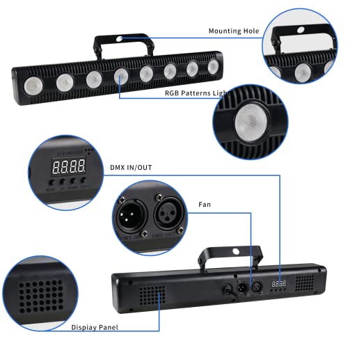Lampe murale RVB pour spectacles et bars projecteur sonore fixe - 3
