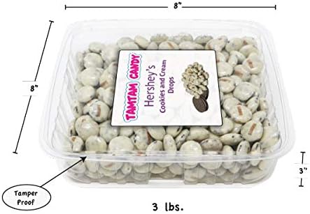 Hershey's Cookies and Cream Drops - Tamper Proof Package - Bulk 2 lbs.
