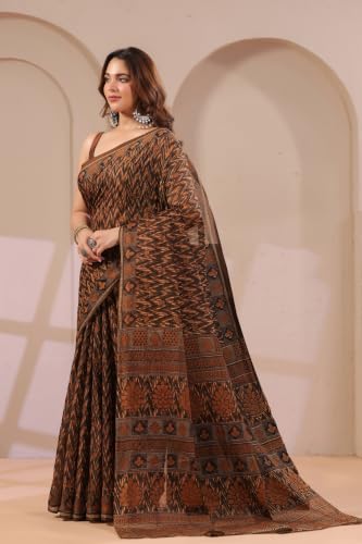 Image of TAMAIRA FASHION Mulmul Pure Cotton Saree For Woman |Office Wear Daily Wear Daily Wear Sarees For Women Without Blouse Piece(Available in 12 Colours)