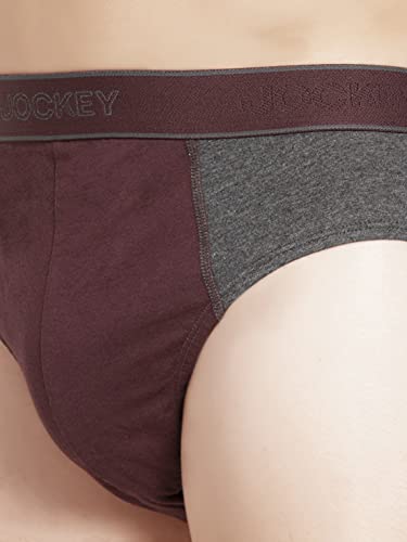 Image of Jockey 8037 Men Super Combed Cotton Solid Brief with Ultrasoft Waistband
