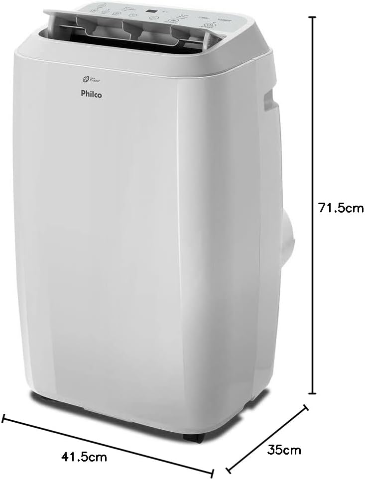 Ar Condicionado Portátil Philco 12000 Btus 3 em 1 Pac12000 Branco 127v