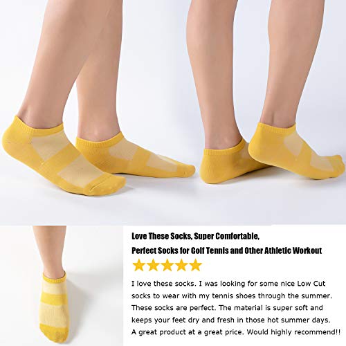 Athletic Low Cut Cotton Casual Walking Ankle Socks for Women No Show Socks - Thumbnail 4
