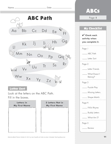 Week-by-Week Phonics Packets: 30 Independent Practice Packets That Help Children Learn Key Phonics Skills and Set the Stage for Reading Success - Image 5