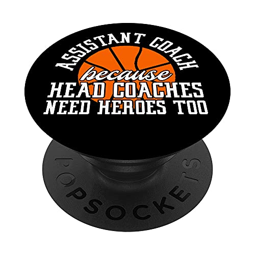 Assistente allenatore perché testa allenatori hanno bisogno di eroi troppo PopSockets PopGrip Intercambiabile