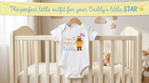 Image of Lillypupp Cotton Body Suit For New Born Baby Boy Girl Made To Express Love For Fathers /Daddies. Half Sleeves Romper Bodysuit Clothes For Infant Toddler Boys Girls.