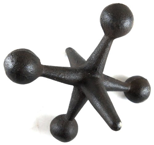 GSM Cast Iron Jack Retro Decorative Home Accents -Paperweight - Doorstop - Thumbnail 2