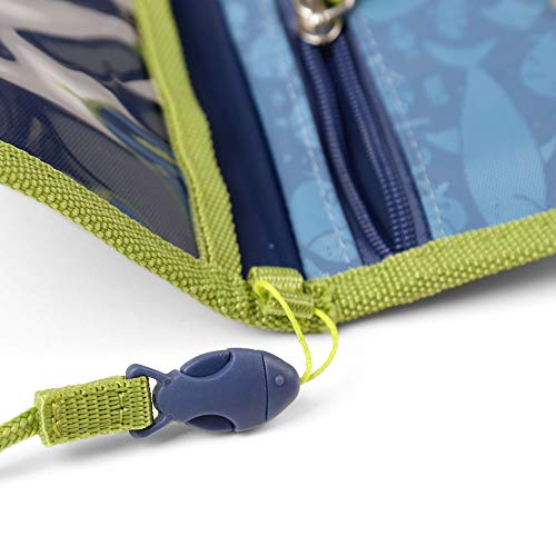 SIGIKID 24938 Brustbeutel Sammy Samoa Mädchen und Jungen Kinder-Portemonnaie empfohlen ab 3 Jahren blau/grün, 12 cm – Bild 5