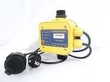 CHM GmbH® Automatische Pumpensteuerung mit Trockenlaufschutz und Manometer, Drucksteuerung, Druckschalter für Pumpe bis 10 Bar