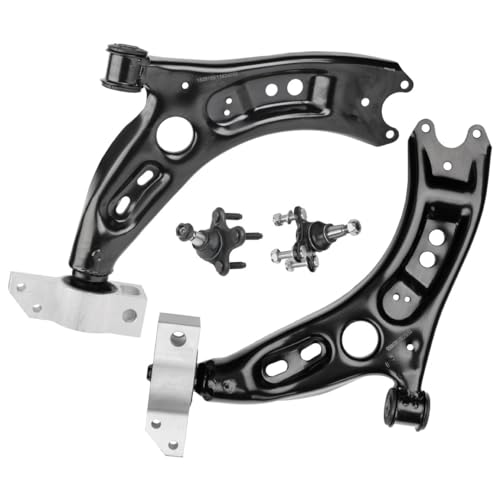 RIDEX 2905L0088 Jeu Kit bras de suspension Avant Gauche Avant Droite avec rotule de suspension Compatible avec VW Tiguan I 5N