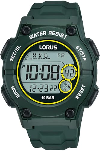 Lorus Digital R2333PX9, Green, Strip