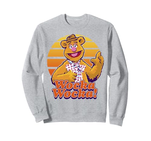 Sweat Muppets Fozzie Bear portrait Wocka Wocka en coton doux pour adulte