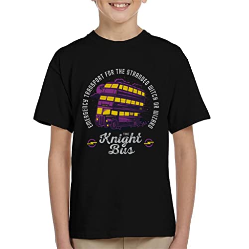 All+Every Harry Potter The Knight Bus Kid's T-Shirt Black