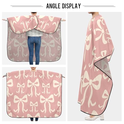 Capa Impermeable Profesional para Corte de Cabello con Ajuste de Broche para Estilismo y Peluquería miniatura 5