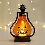 Sudemota Statue Halloween Hängende Öllampe Vintage LED Laterne Ornament Horror Thema Party Geburtstagsgeschenke Dekor for Hinterhof, Rasen, Baum, Stufen Feng-Shui-Ornament (Color : B)