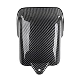 Cnamid5 Rear Powersports Seat Cowls Rear Passenger Seat Cover Carbon Fiber Pattern Black ABS For Harley CVO...