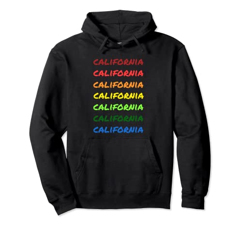 Retro Modern California Hippie Cool Beach Surf gráfico Sudadera con Capucha
