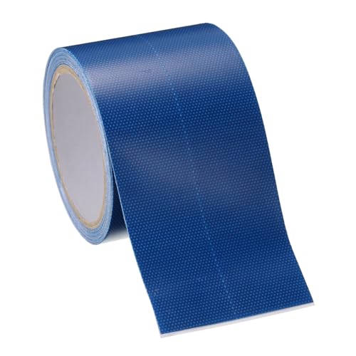 Image of PATIKIL Tarpaulin Repair Tape 3.15 inch x 16', PVC Waterproof RV Awning Repair Tape Patch for Outdoor Use Tent Repairing Home Improvement, Blue