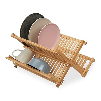 Relaxdays Escurreplatos Plegable, 2 Niveles, Secador Platos, Tazas, Cuencos, Bambú, Soporte Escurridor Vajilla, Natural | Ya disponible en tu tienda friki favorita! En mundofriki.es! Relaxdays Escurreplatos Plegable, 2 Niveles, Secador Platos, Tazas, Cuencos, Bambú, Soporte Escurridor Vajilla, Natural | Ya disponible en tu tienda friki favorita! En mundofriki.es!