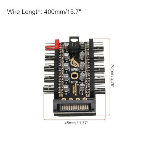 Control de refrigeración autoadhesivo para solucionar la falta de pines 12V 2