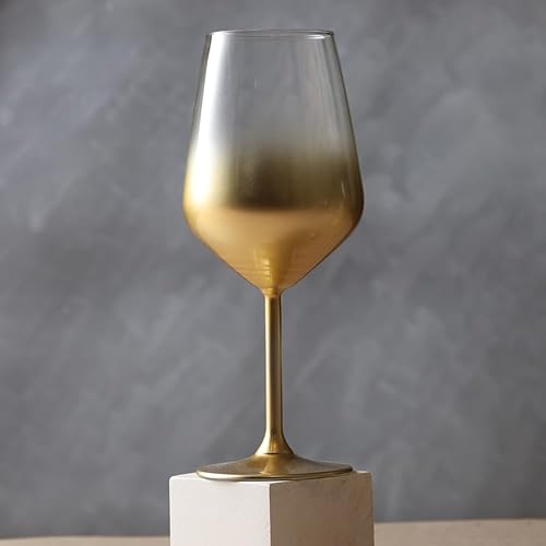 Miniatura 6 de RAKLE Juego de 4 copas de vino de tallo largo de 16.5 onzas para vino tinto y blanco, juego de cristalería sin plomo de alta calidad, copas de vino