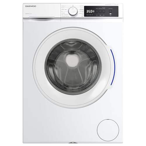 Daewoo WM-FBR7454W0NA-DE Waschmaschine Frontlader, A, 7kg, 1400 U/min., 15 Programme mit Kurzprogramm, AquaStop, Weiß (7 kg)