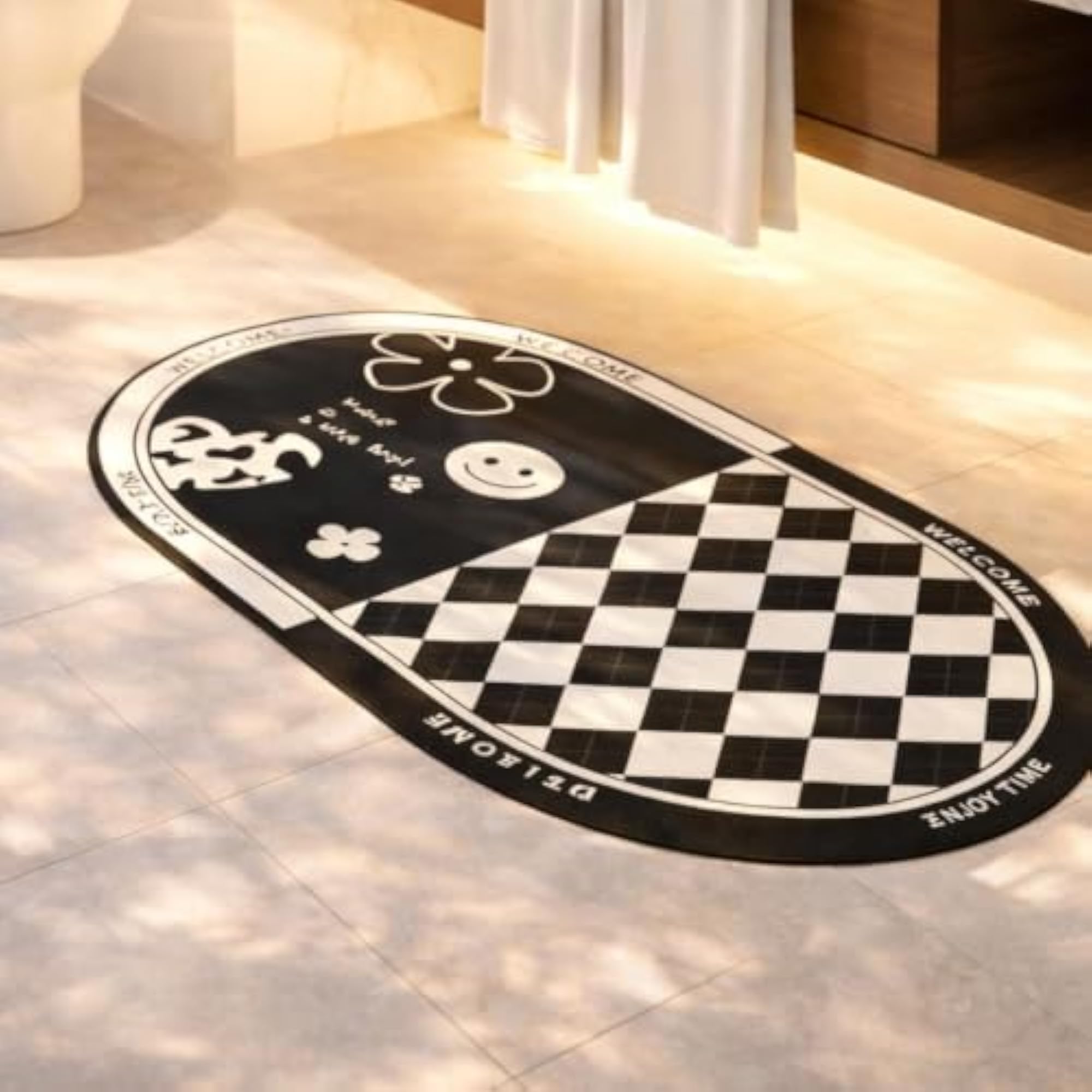 Super Absorbent Non-Slip Bathroom Floor Mat