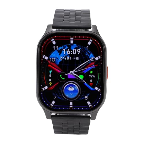TIKATARER Smartwatch con Schermo HD da 2,04 Pollici, Orologio Intelligente Impermeabile IP68, Orologio con modalità Sportive Multiple con Avvisi di Messaggi di Chiamata, Ideale per Corsa, Nuoto,