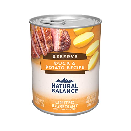Pure Steadiness Restricted Ingredient Grownup Grain-Free Moist Canned Canine Meals, Reserve Duck & Potato Recipe, 13 Ounce (Pack of 12) Pure Steadiness Restricted Ingredient Grownup Grain-Free Moist Canned Canine Meals, Reserve Duck & Potato Recipe, 13 Ounce (Pack of 12)