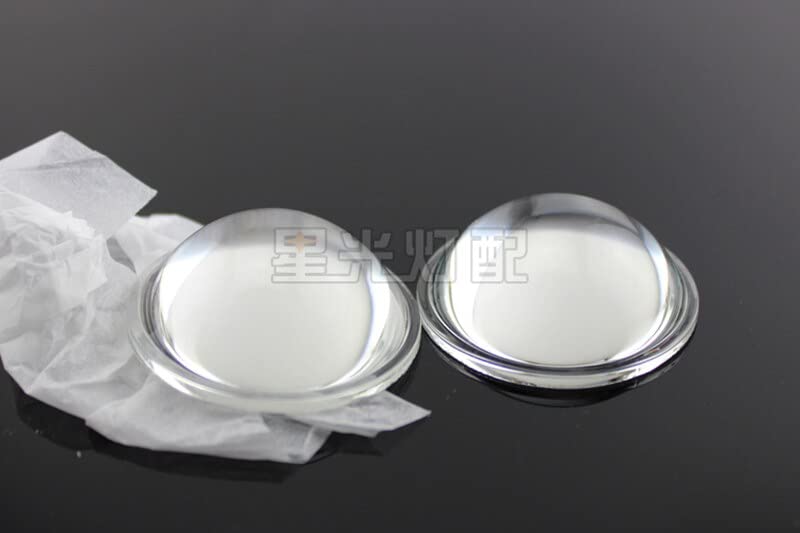 Generico LITAO-XIE, 1 PZ 50mm Dia Vetro Ottico 50mm Lunghezza Focale Ad Alta Potenza LED Plano Lente Convessa Lente di Messa A Fuoco del Proiettore