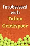 I'm obsessed with Arthur Rinderknech: Lined Notebook Journal Tennis Birthday Present for Arthur Rinderknech fans - 6x9 inches - 110 pages