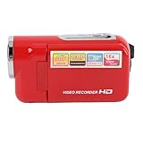 [Vidéo et images de haute qualité] équipées d'un écran de 2 pouces, ce caméscope peut effacer des vidéos 1080p et des photos 16MP, garantissant la qualité vidéo et l'image de premier ordre.