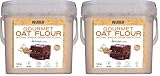Weider Oat Gourmet. Harina de Avena Integral. Fuente de proteína con bajo contenido en azúcares. Sabor Brownie (1,9 kg) (Paquete de 2)