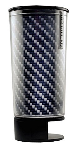 Carbon Fiber Spit Bud Portable Spittoon with Can Opener: The Ultimate Spill-Proof Spitter by Spitbud by Spit Bud