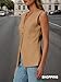 Mina Self Sleeveless Tank Tops For Women Vest Spring Summer Khaki Sweater Petite Womens Vests Fashion Casual Crop Womens Blouses Dressy Button Down Up Plus Size Oversized Workout Trendy Work Dressy