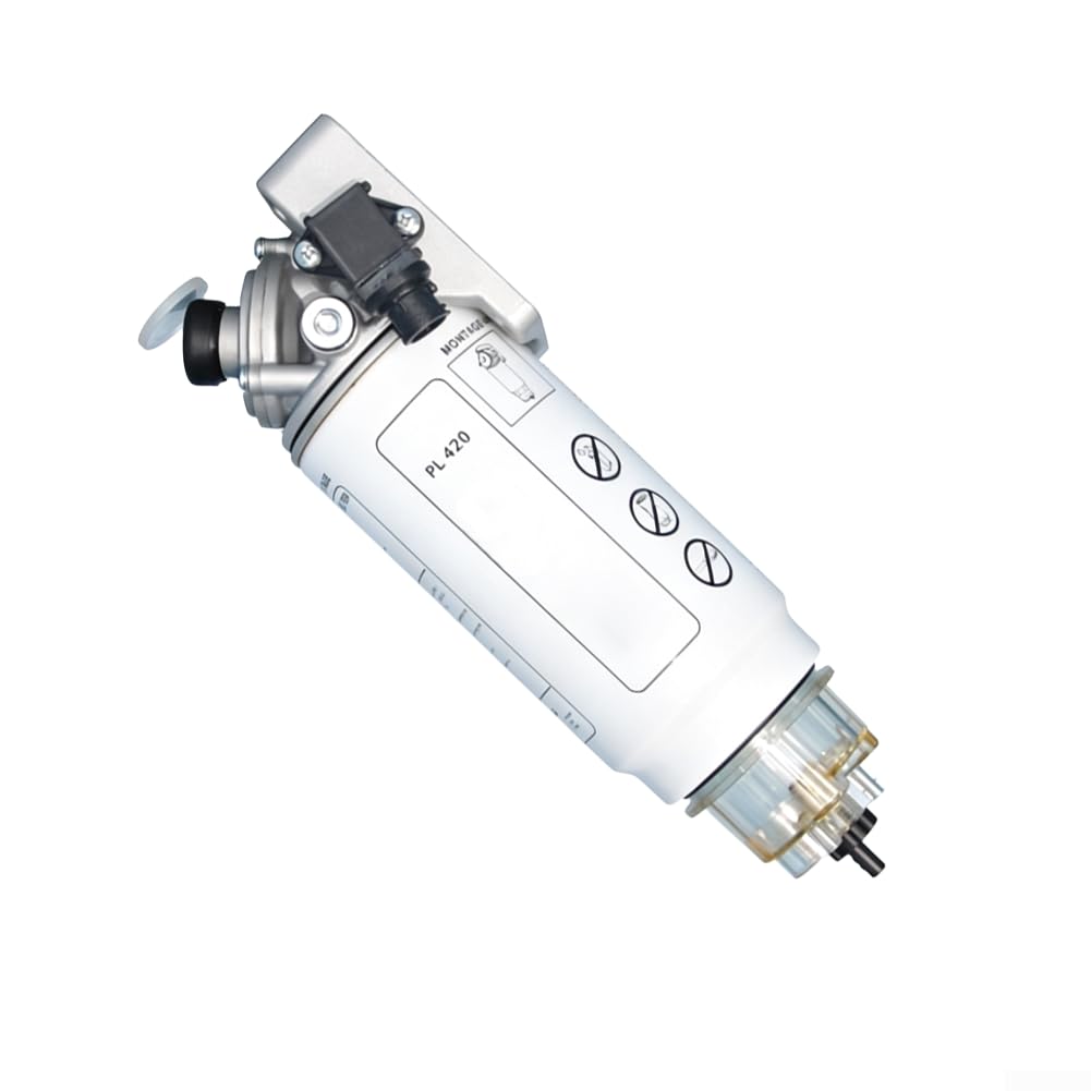 Filtro de combustible diesel con bomba y cartucho de calefacción, separador de agua para PL420, compatible con OEM 51125017260, para camiones y maquinaria de construcción