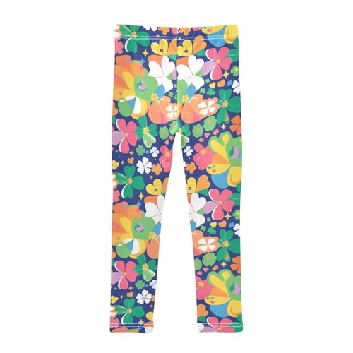 KLL Happy St Toddler Girl Legging Stretch Full Length Lounge Pants Exercise2