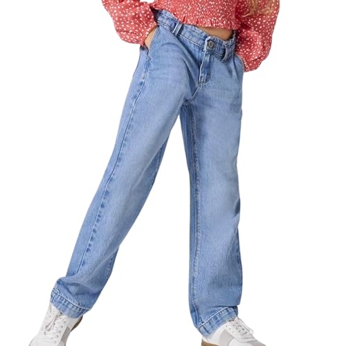 Pantalon denim Kids Only Kogmadison coupe large tendance ado