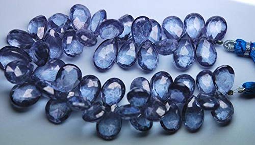 Tanzanite bleue pierres naturelles facettées pour assembler des bijoux bohèmes chics