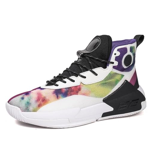 Zapatillas de baloncesto antideslizantes para hombre con absorción de impactos para entrenar