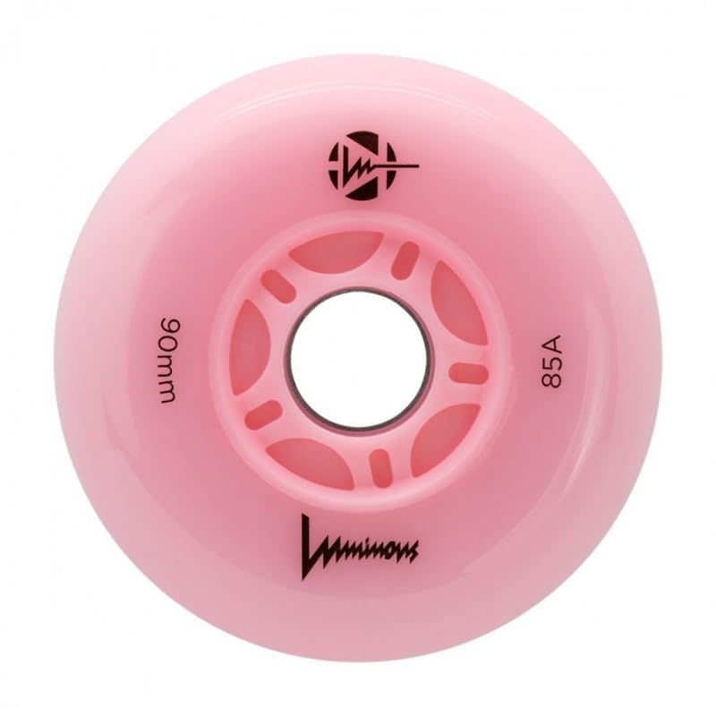 Luminous Inline Wheels Flamingo 90mm 85A 4pk
